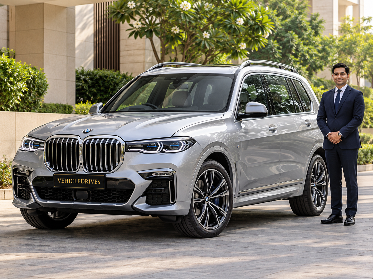 bmw x7 with chauffeur in delhi 2