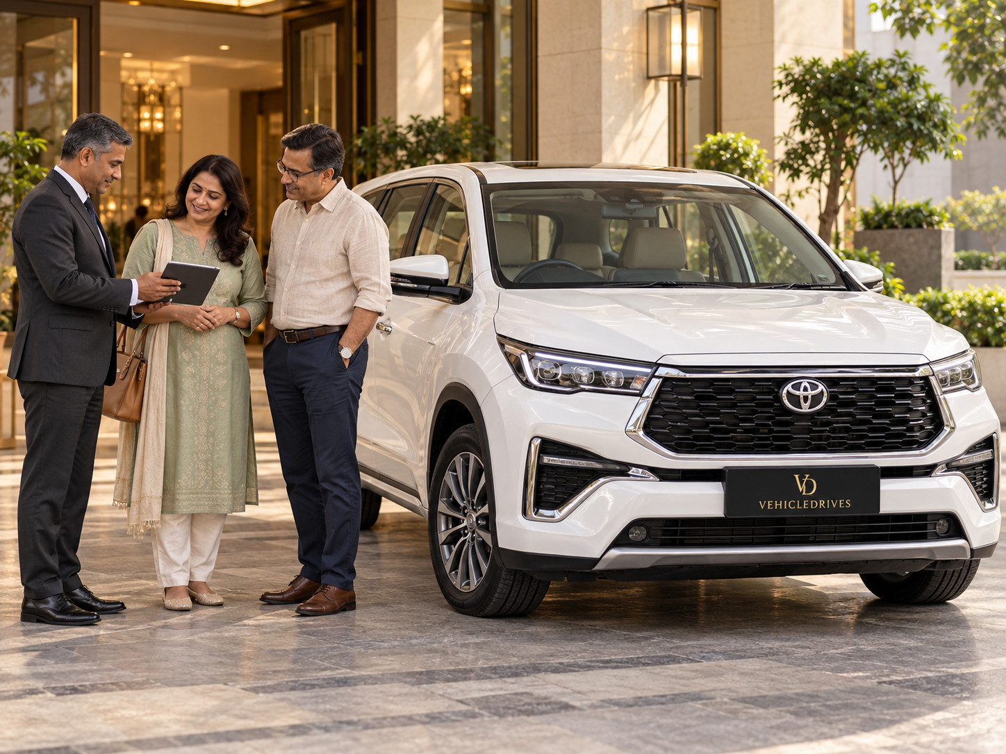 booking a premium toyota ride