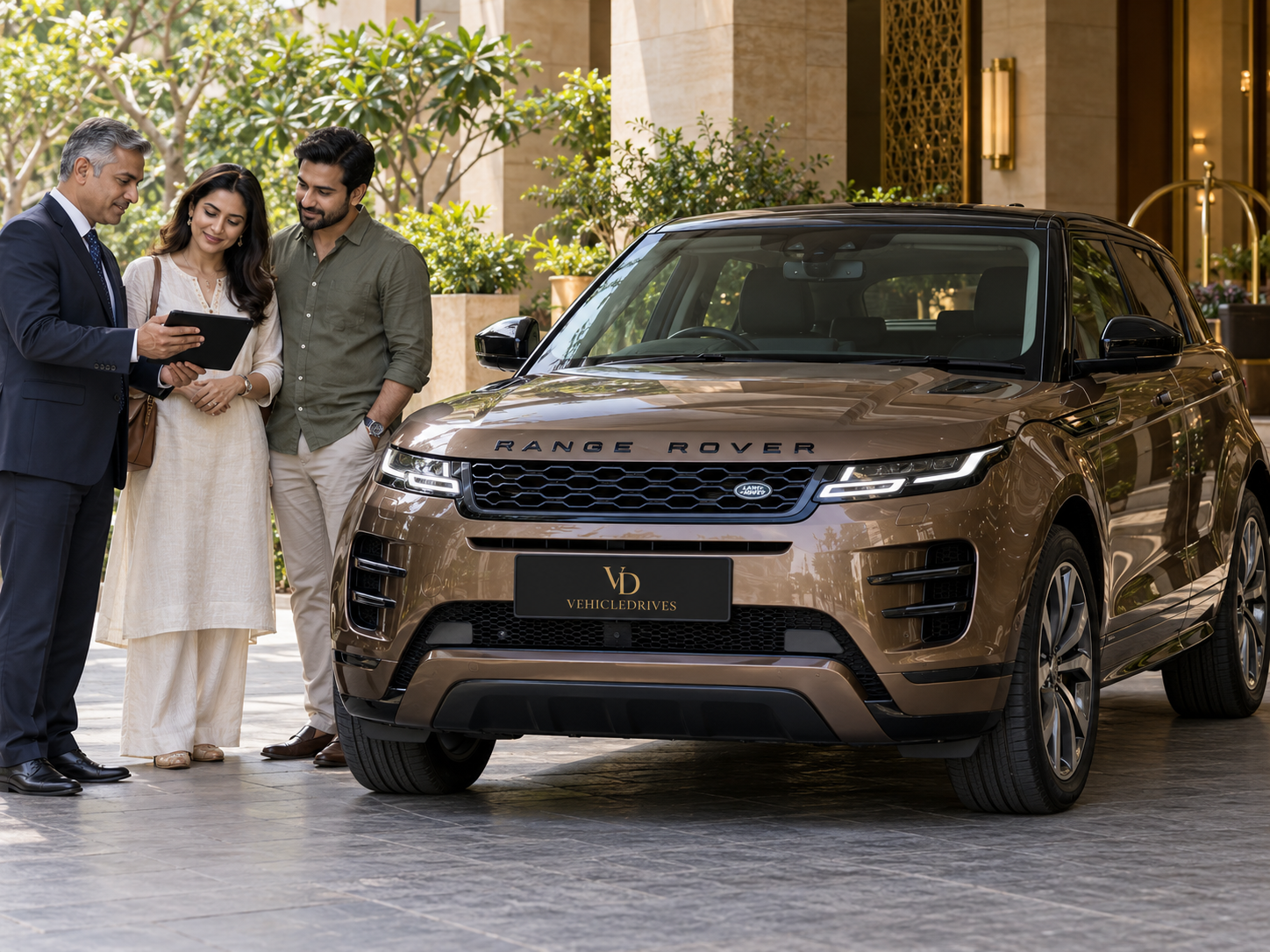 bronze range rover chauffeur consultation