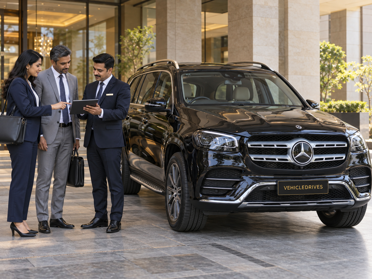 business ride planning with chauffeur