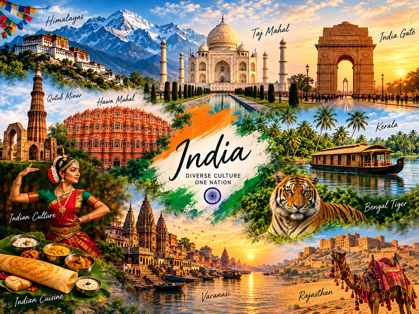 india’s diverse culture travel panorama